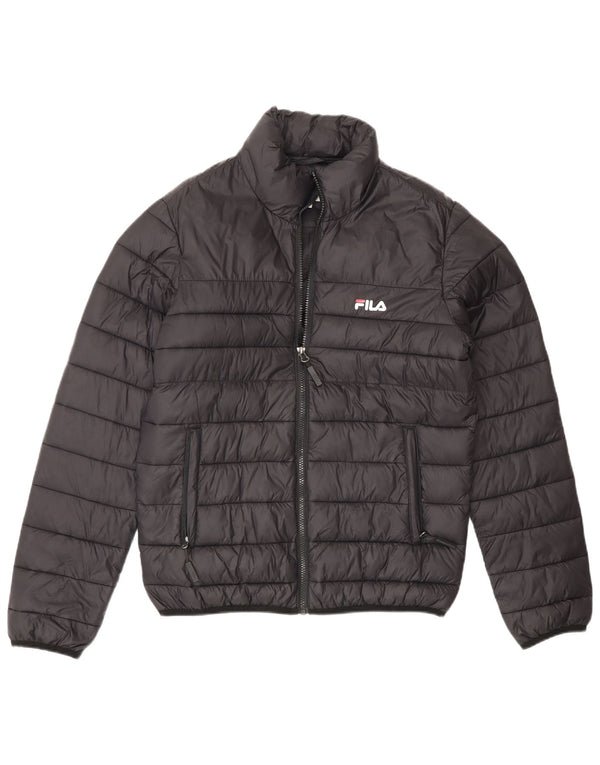 Fila Mens Padded Jacket UK 34 XS Black Polyamide