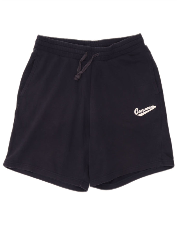 Converse Mens Sport Shorts Small  Navy Blue Cotton