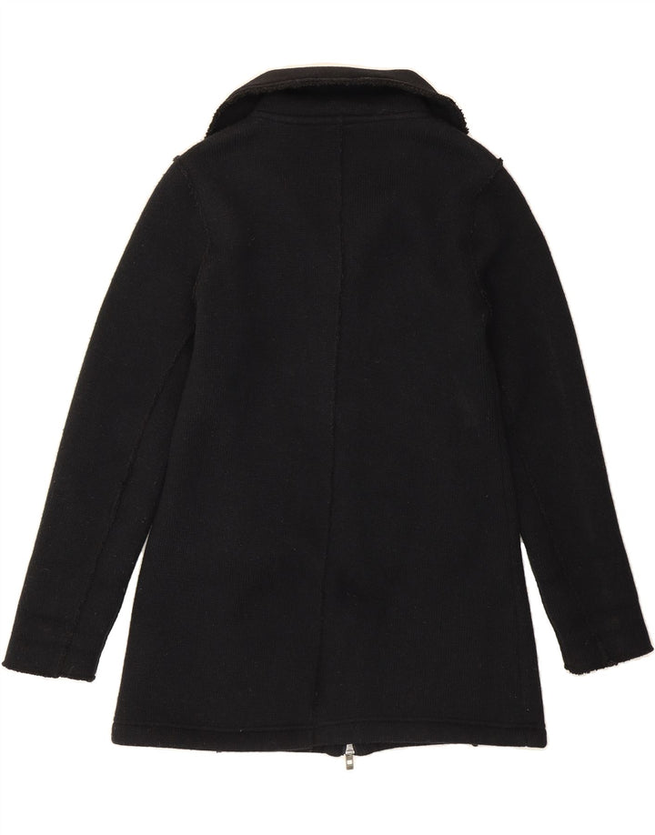 BENCH Womens Knit Overcoat UK 16 Large Black Acrylic Vintage Bench and Second-Hand Bench from Messina Hembry 