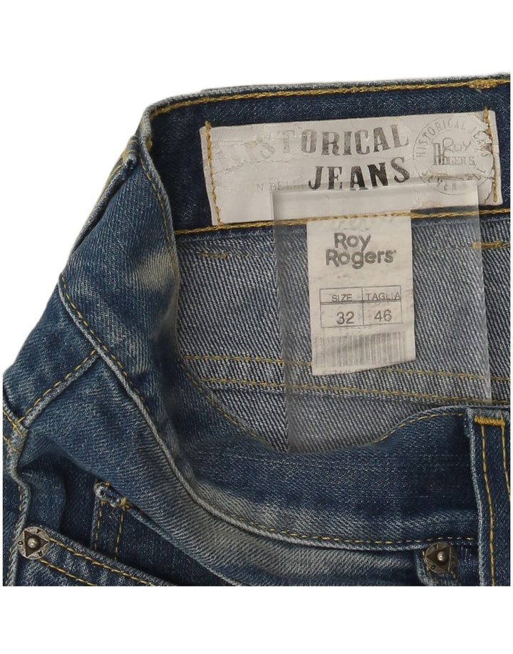Roy Rogers Mens Slim Jeans W32 L32 Blue Cotton