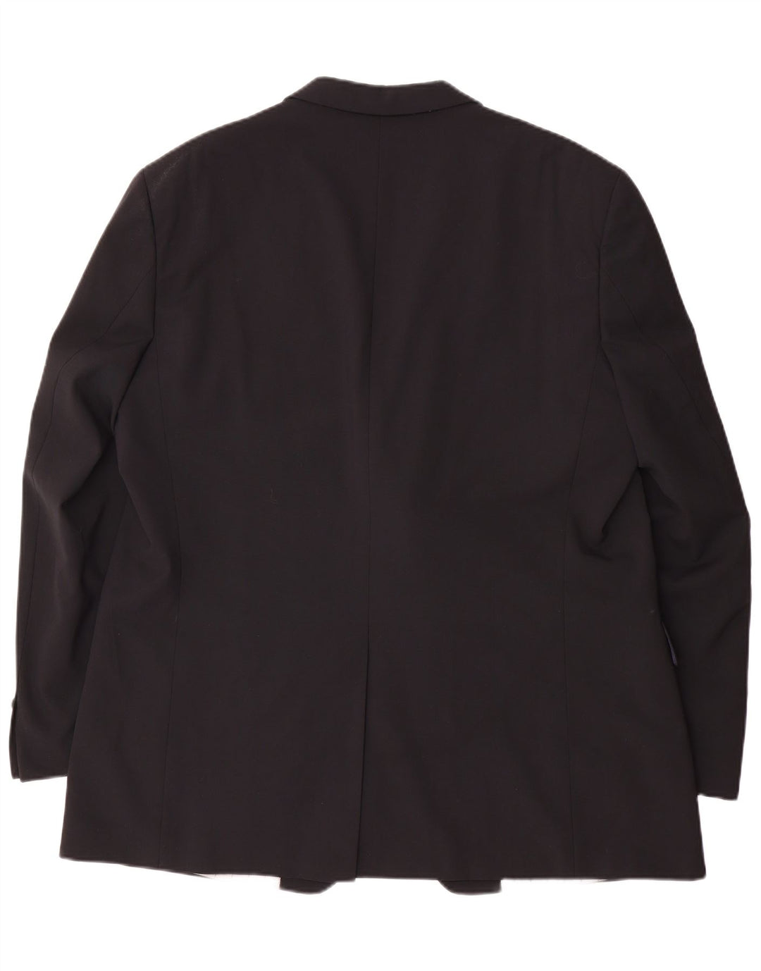 DOUGLAS Mens 2 Button Blazer Jacket UK 46 3XL Black Polyester