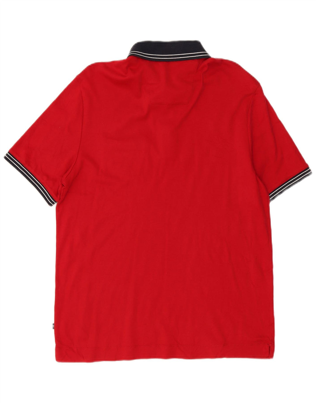 Nautica Mens Polo Shirt Small Red Colourblock