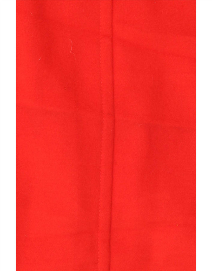 Marks & Spencer Womens Overcoat UK 12 Medium Red Polyester