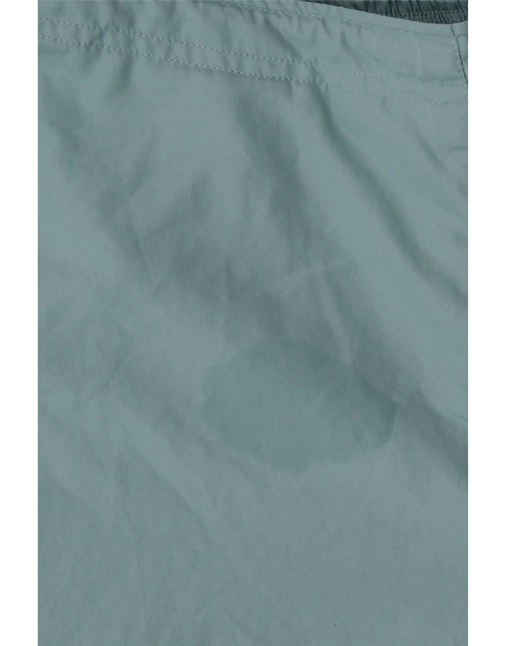 Adidas Womens Windbreaker Trousers UK 12 Medium Blue Polyester