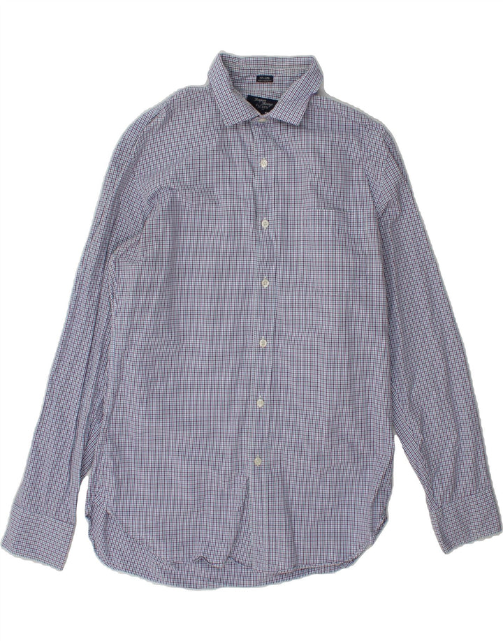 J. CREW Mens Thompson Shirt Size 16 16 1/2 Large Blue Check Vintage J. Crew and Second-Hand J. Crew from Messina Hembry 