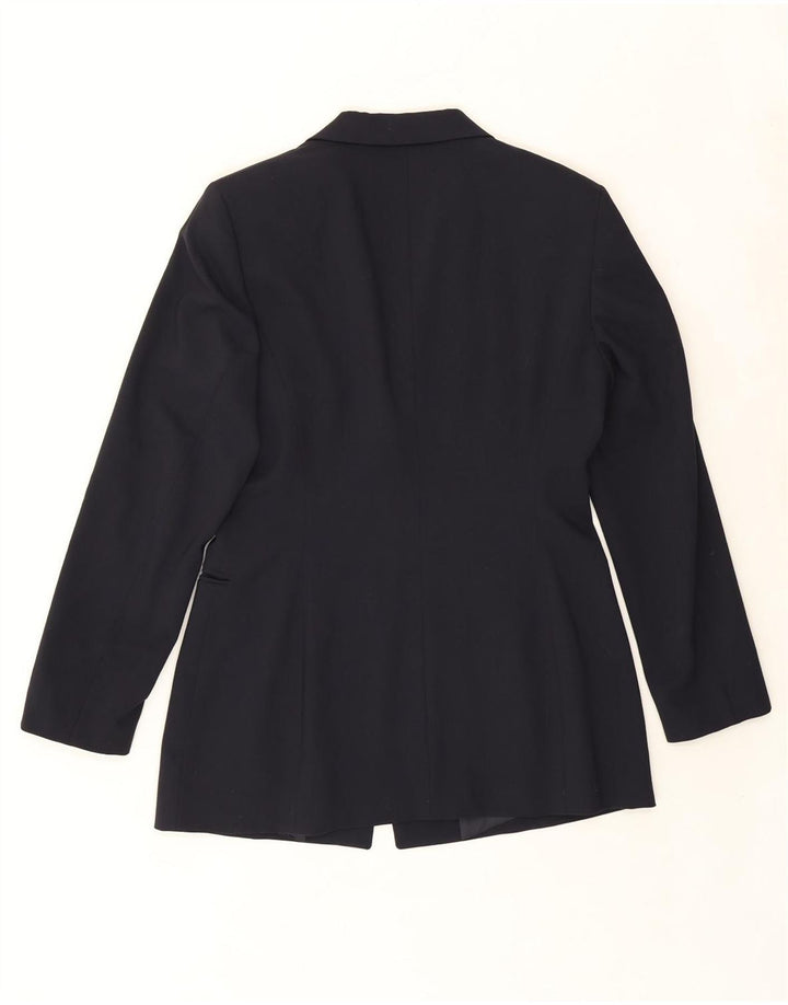 JOSEPH JANARD Womens 2 Button Blazer Jacket UK 12 Medium Navy Blue Vintage Joseph Janard and Second-Hand Joseph Janard from Messina Hembry 