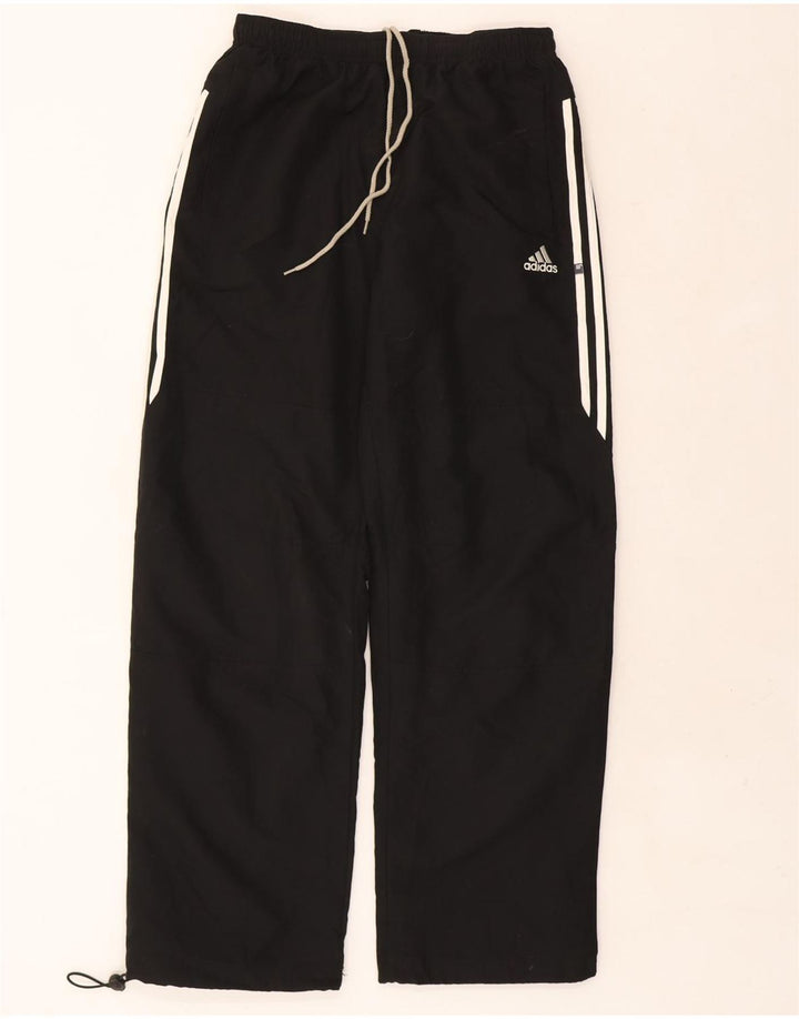 ADIDAS Mens Tracksuit Trousers Large Black Polyester