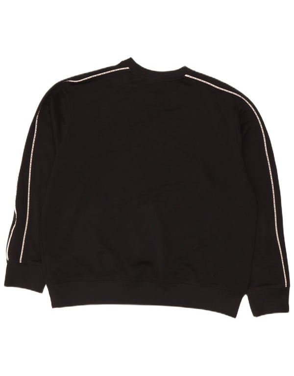 Nike Mens Sweatshirt Jumper Large Black Polyester