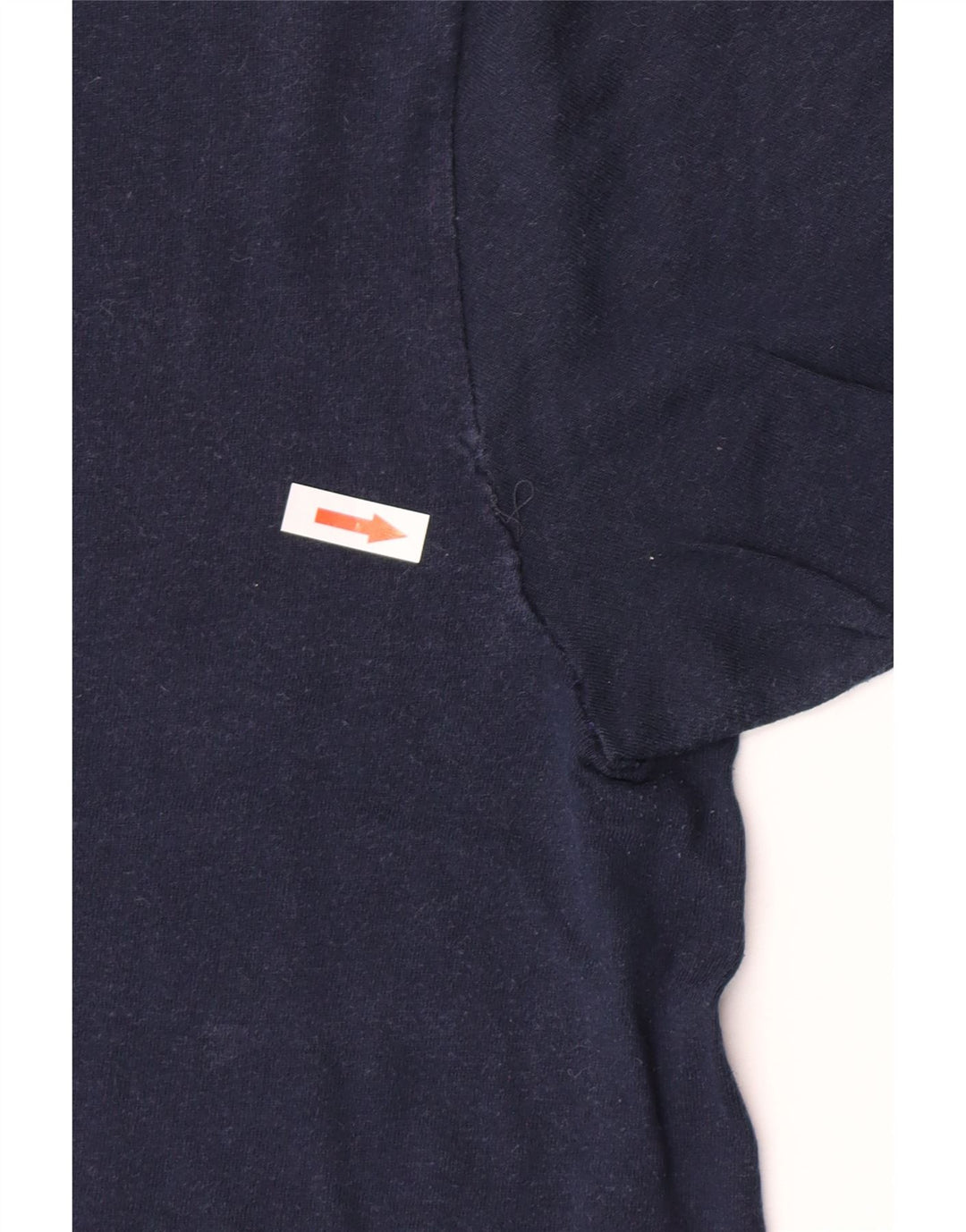 Champion Mens Graphic T-Shirt Top Medium Navy Blue Cotton