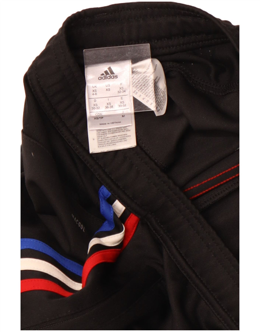 ADIDAS Womens Climacool Tracksuit Trousers UK 4/6 XS Black Colourblock