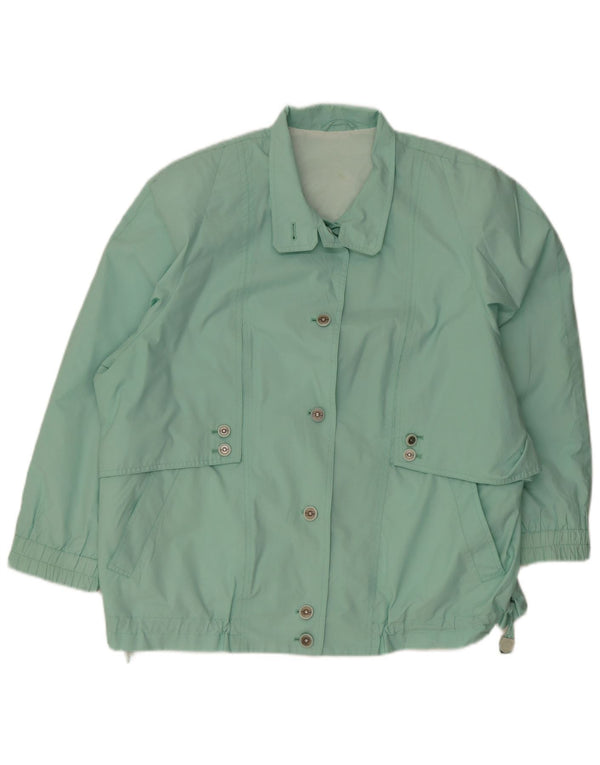 Valmeline Womens Oversized Rain Jacket IT 44 Medium Green