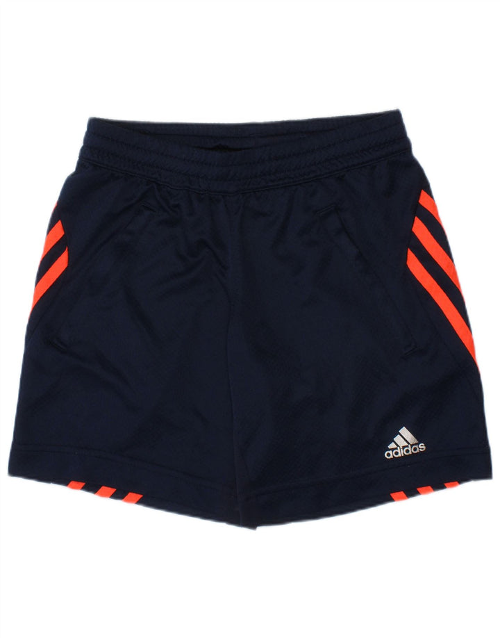 ADIDAS Boys Climacool Sport Shorts 5-6 Years  Navy Blue Polyester