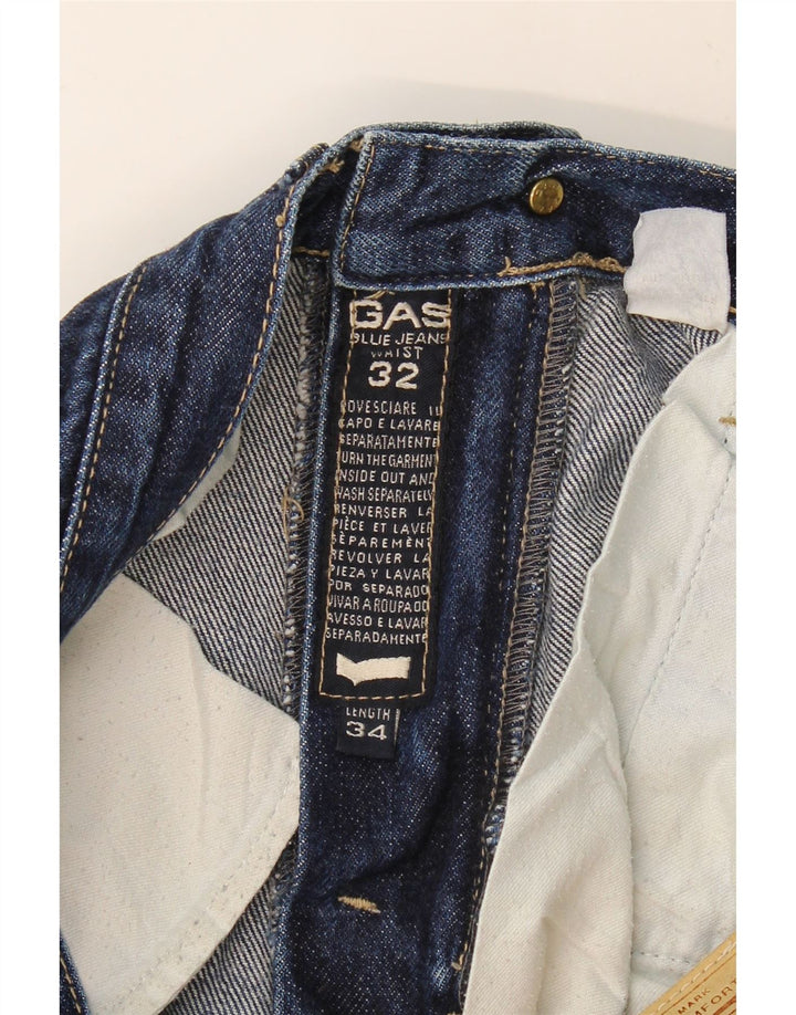 GAS Womens Bootcut Jeans W32 L31 Navy Blue