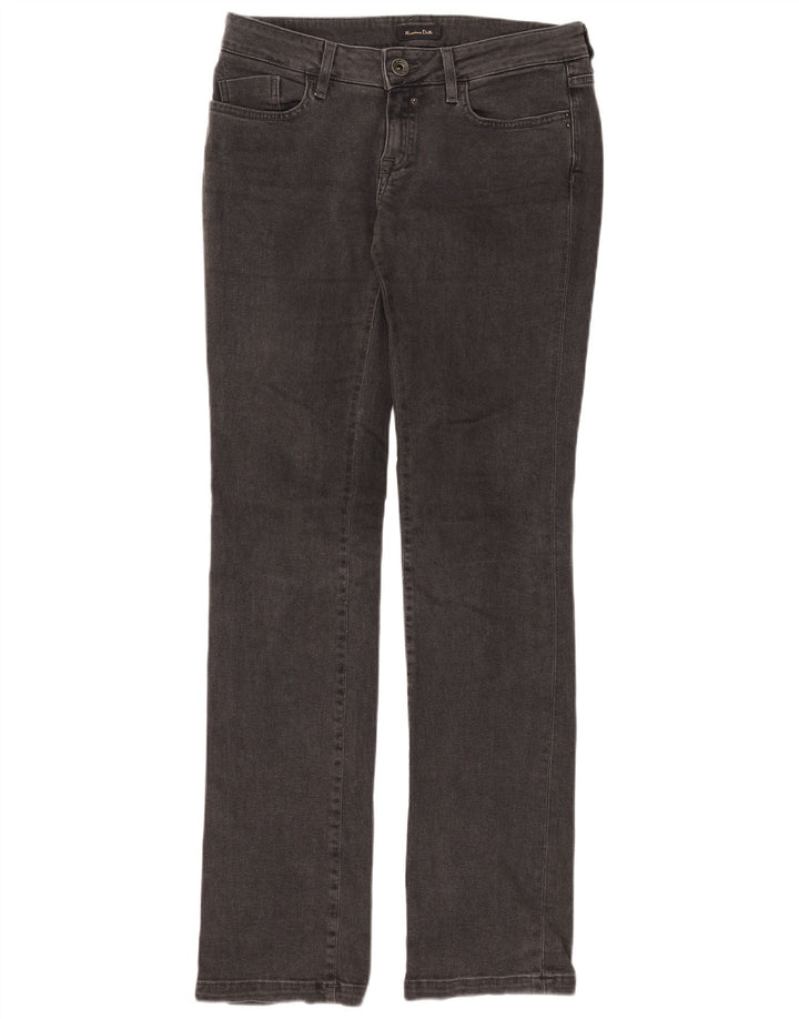 Massimo Dutti Womens Slim Jeans W29 L33 Grey Cotton