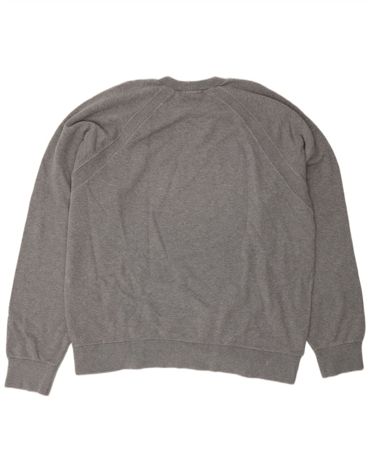 Playlife Mens Graphic Sweatshirt Jumper 2XL Grey Cotton