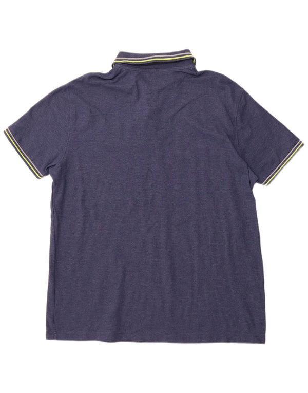 LOTTO Mens Polo Shirt 2XL Navy Blue