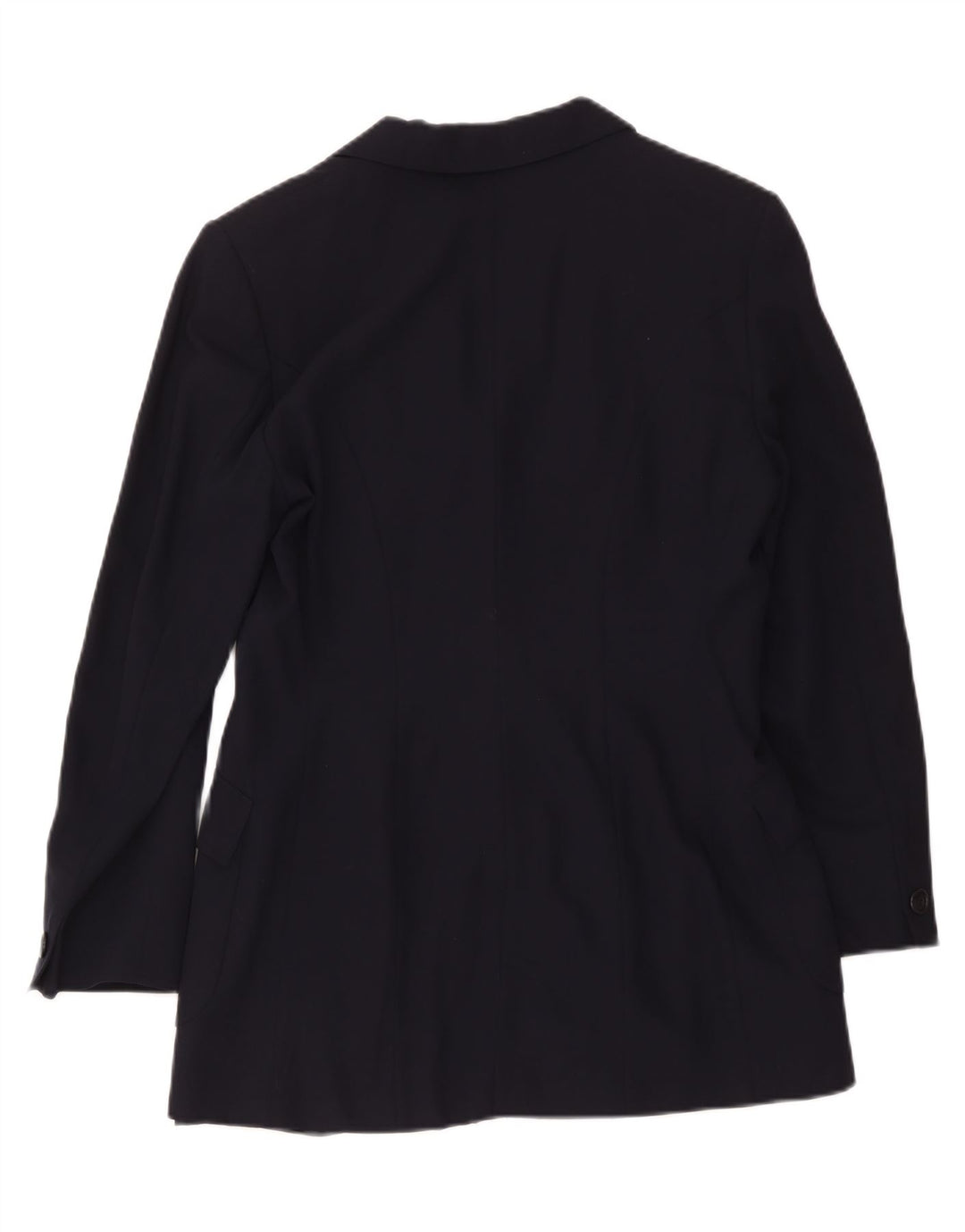 Sportmax Womens Blazer Jacket UK 12 Medium Navy Blue Wool