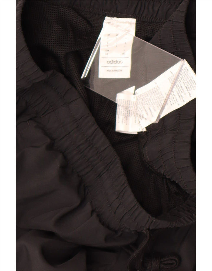 Adidas Mens Tracksuit Trousers Joggers Large  Black Polyester
