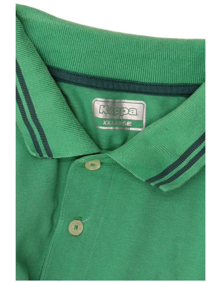 Kappa Mens Polo Shirt 2XL Green
