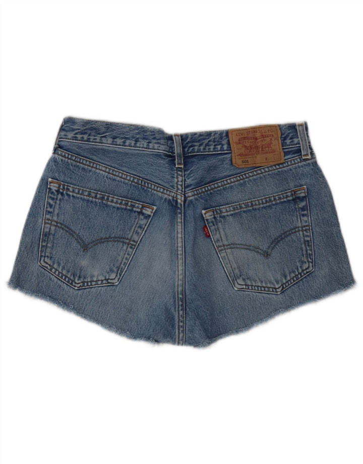 Levi's Womens 501 Denim Hot Pants W32 Large Blue Cotton
