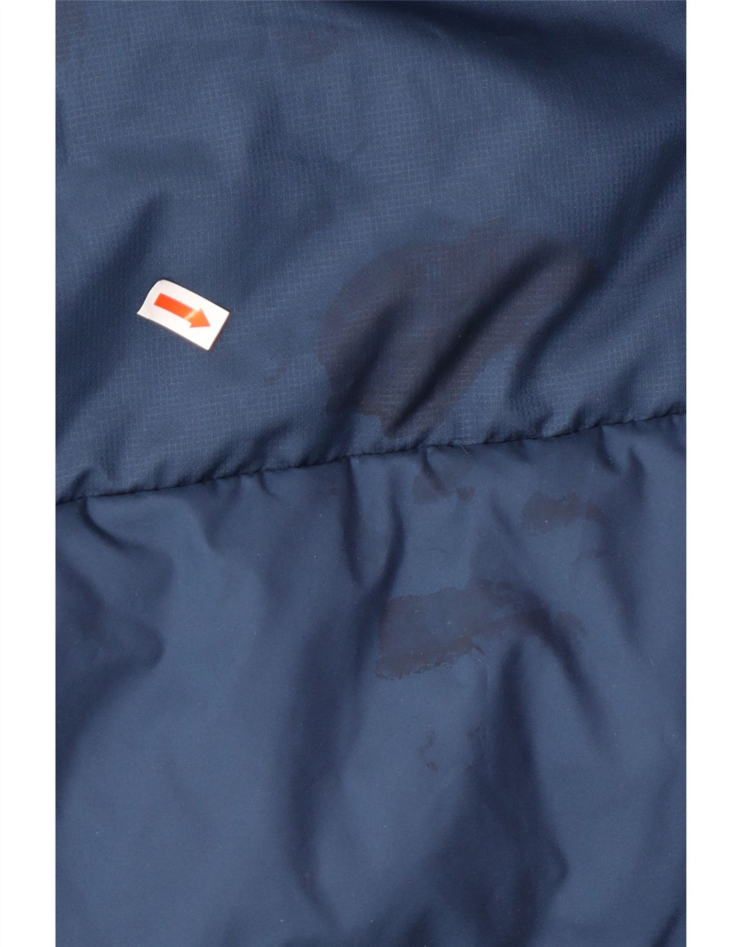 ADIDAS Mens Hooded Padded Jacket UK 42 XL Navy Blue Polyamide Winter