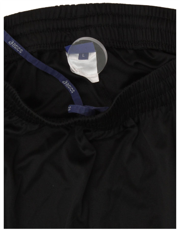 Asics Boys Sport Shorts 13-14 Years Large  Black Colourblock Polyester