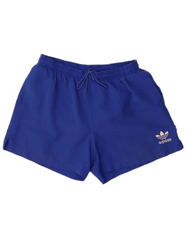 Adidas Mens Sport Shorts Medium Blue Polyester