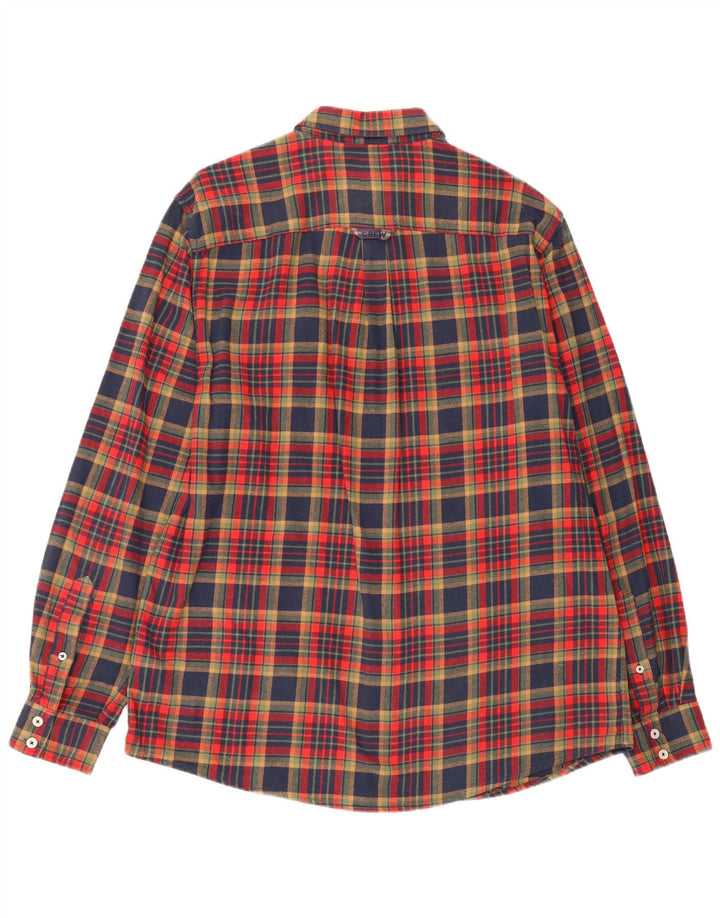 Crew Clothing Mens Classic Fit Flannel Shirt Large Multicoloured Check