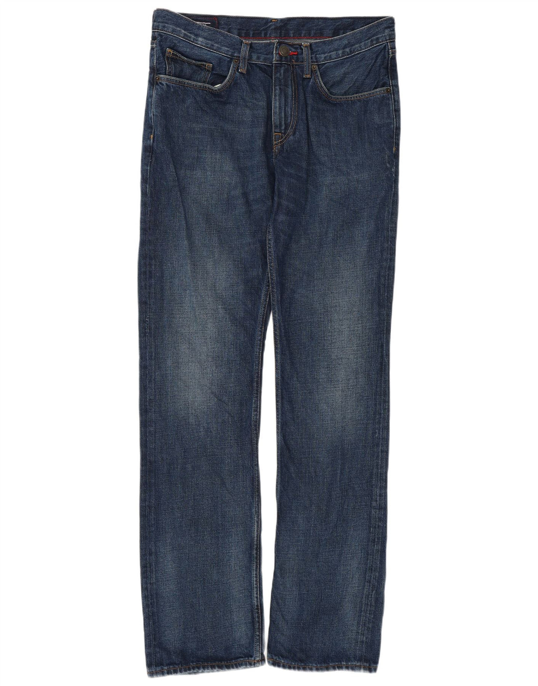 TOMMY HILFIGER Mens Straight Jeans W32 L32  Blue Cotton