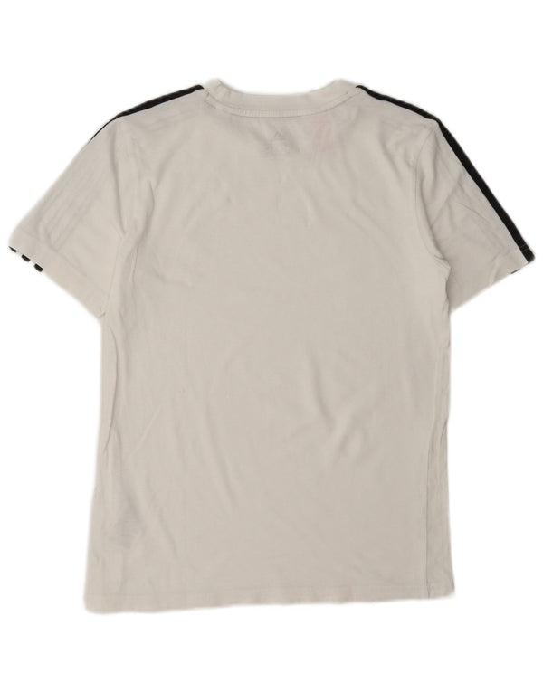 Adidas Boys T-Shirt Top 11-12 Years White Cotton