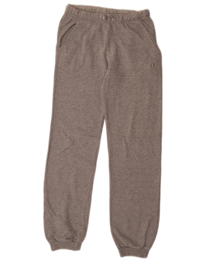 CHAMPION Boys Tracksuit Trousers Joggers 13-14 Years XL Grey Cotton