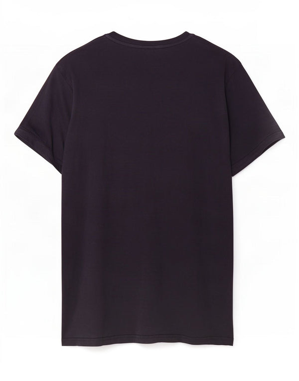 Champion Mens Graphic T-Shirt Top Small Navy Blue Cotton
