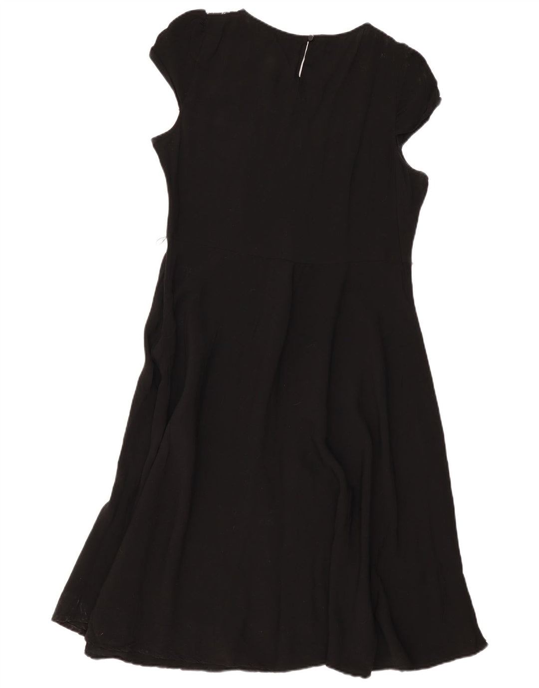 MONSOON Womens A-Line Dress UK 18 XL Black Cotton