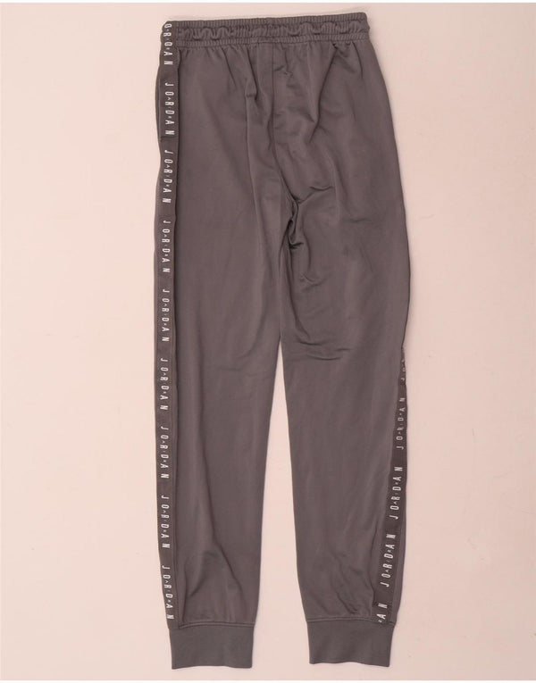 Jordan Boys Graphic Tracksuit Trousers Joggers 12-13 Years Large Grey