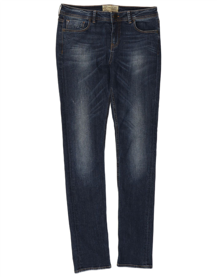 Fat Face Womens Slim Jeans UK 10 Small W30 L31 Blue Cotton