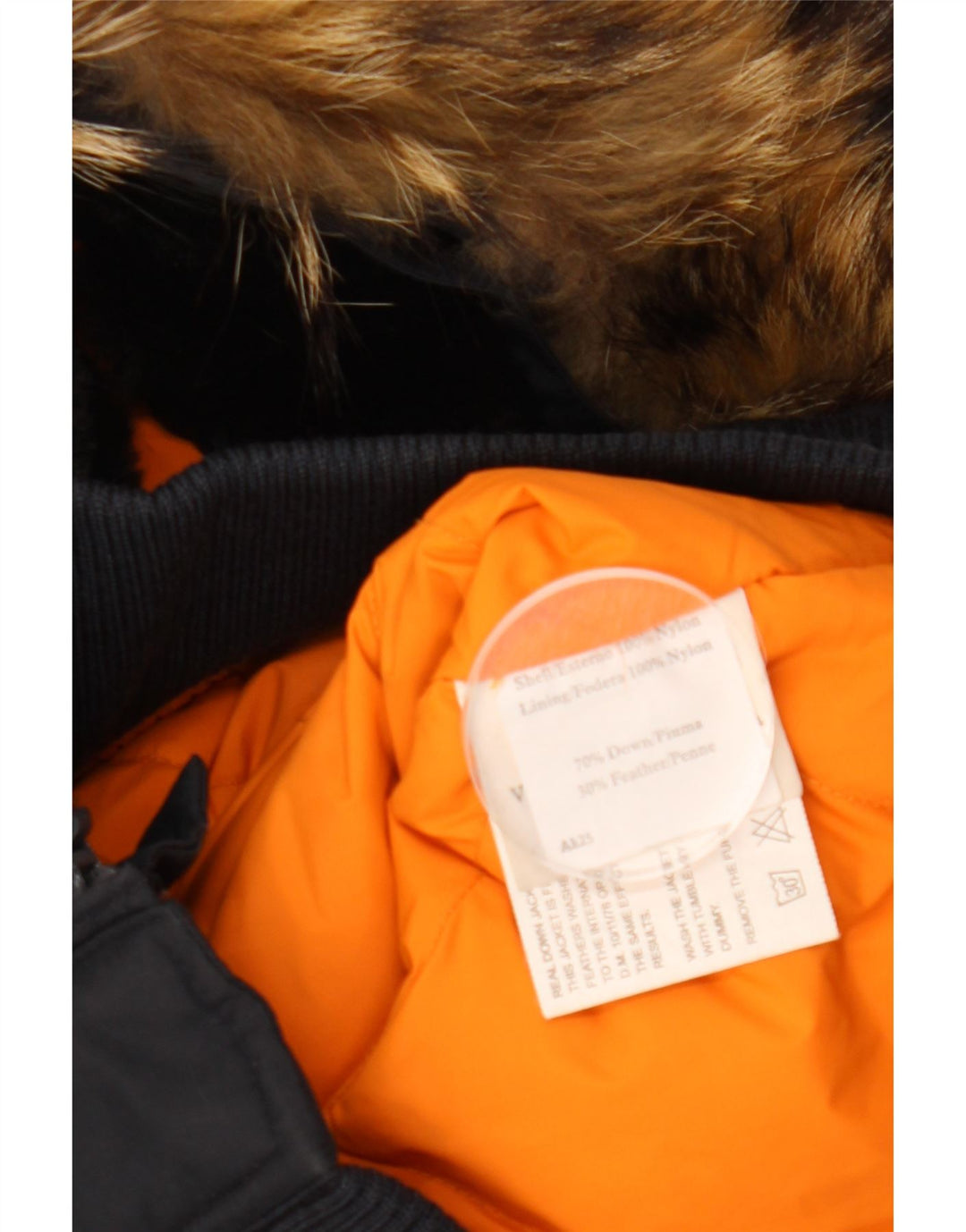 Goose & Gander Mens Hooded Padded Bomber Jacket IT 48 Medium Black Nylon