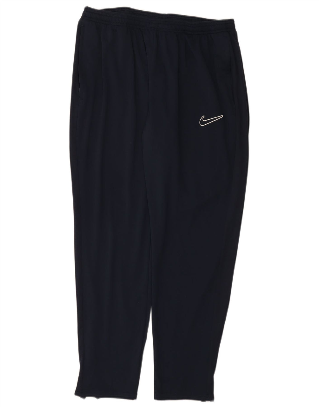 Nike Mens Dri Fit Tracksuit Trousers 2XL Navy Blue Polyester