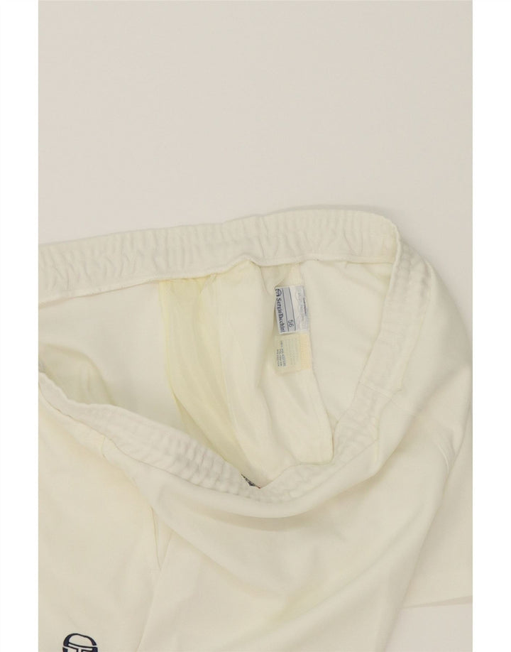 SERGIO TACCHINI Womens Sport Shorts UK 20 2XL  White Polyester Vintage Sergio Tacchini and Second-Hand Sergio Tacchini from Messina Hembry 