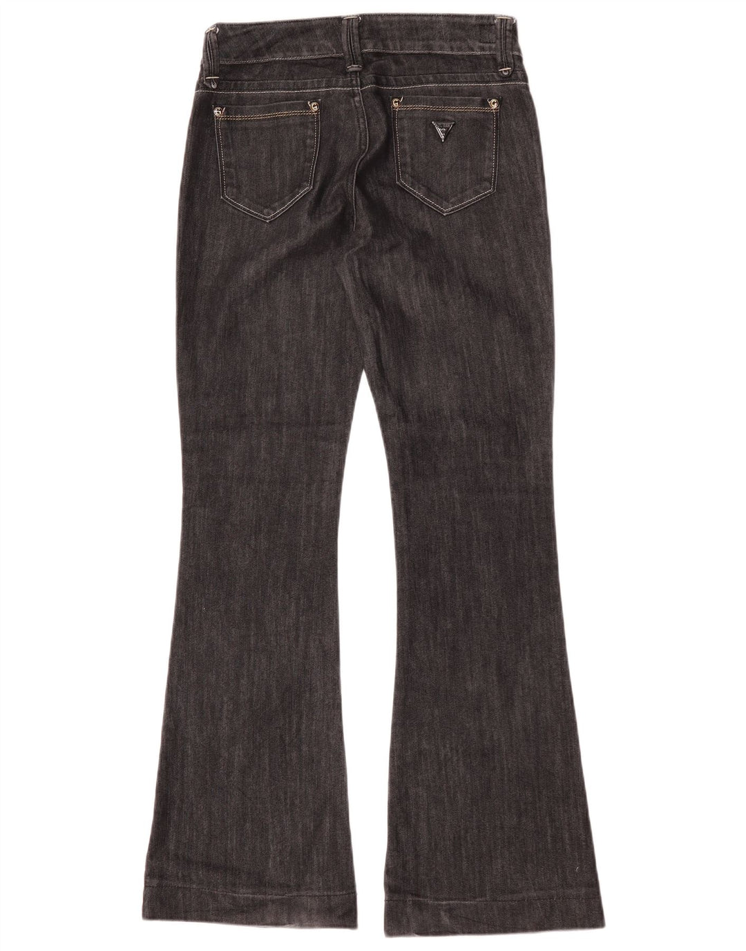 Guess Womens Flared Jeans W29 L32 Black Cotton