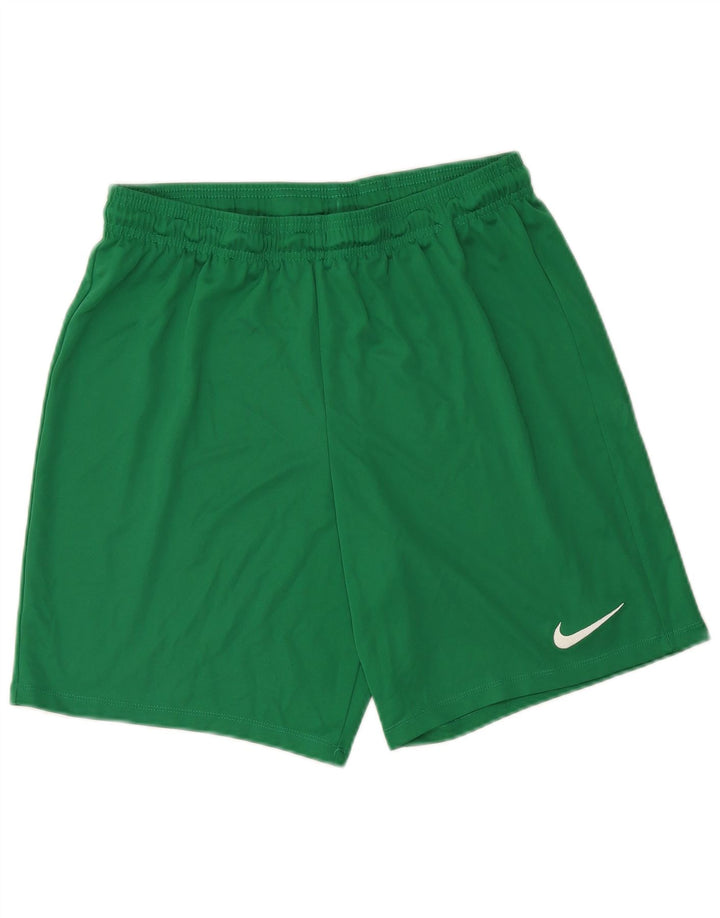 NIKE Mens Sport Shorts XL Green Polyester