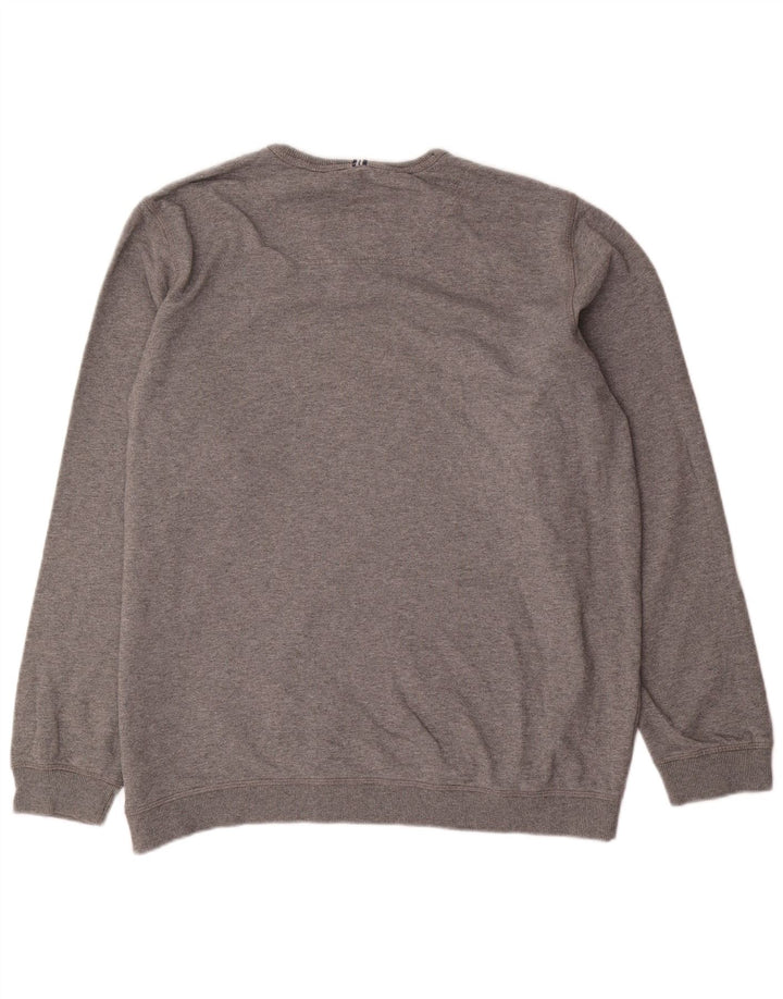 Joules Mens Sweatshirt Jumper XL Grey Flecked Cotton