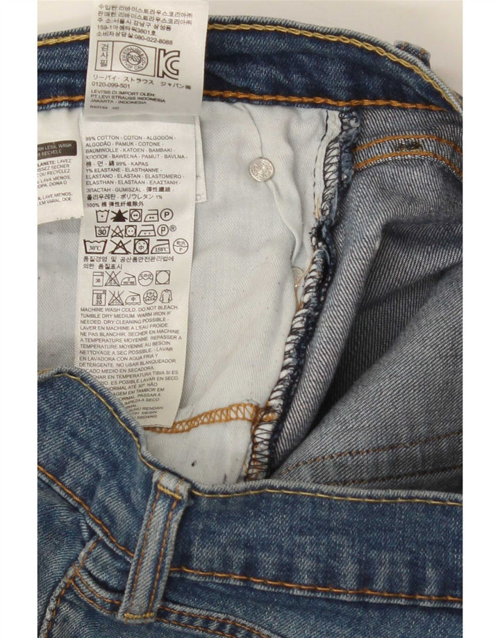 Levi's Mens 511 Slim Jeans W34 L32 Blue Cotton
