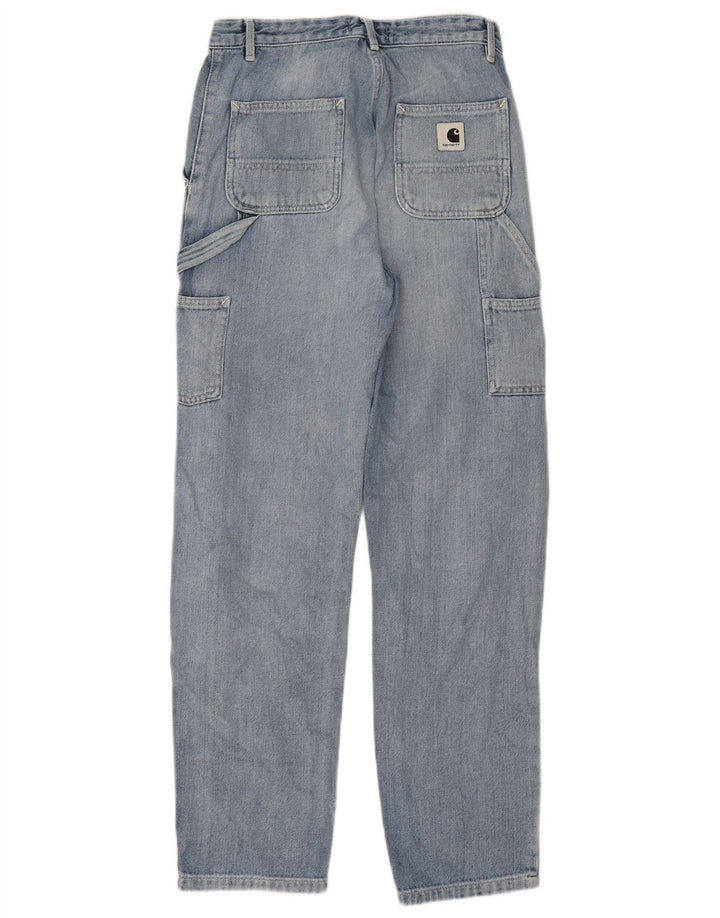 Carhartt Womens Cargo Tapered Jeans W26 L29 Blue