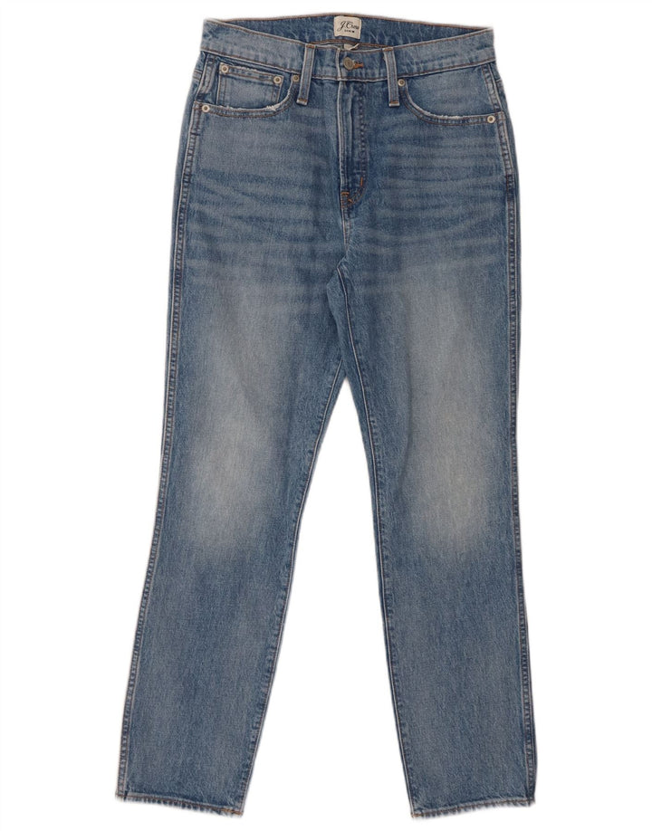 J. CREW Womens Cropped Jeans W28 L26 Blue Cotton