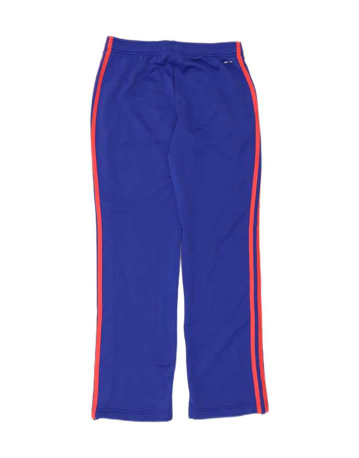 Adidas Womens Climalite Tracksuit Trousers UK 8/10 Small Blue Polyester
