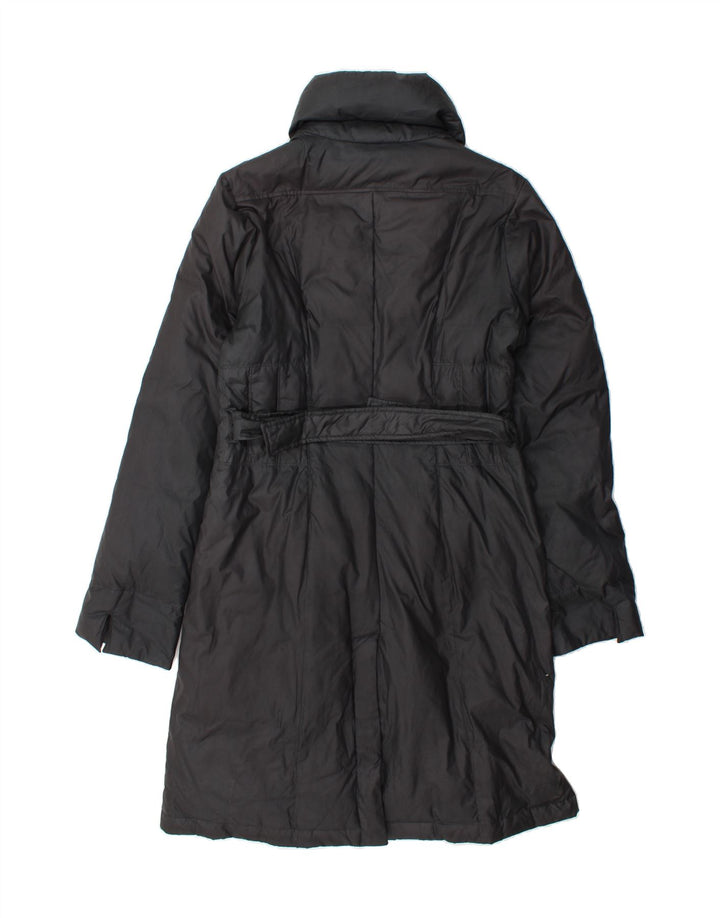 TRUSSARDI Womens Padded Coat IT 46 Large Black Polyester Vintage Trussardi and Second-Hand Trussardi from Messina Hembry 