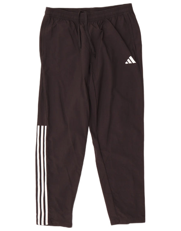 Adidas Mens Tracksuit Trousers Large  Black Polyester