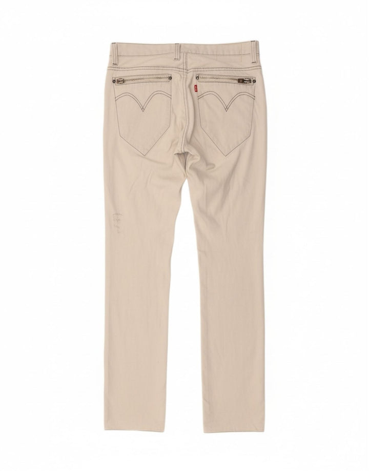 LEVI'S Mens 513 Skinny Jeans W36 L35 White Vintage Levi's and Second-Hand Levi's from Messina Hembry 