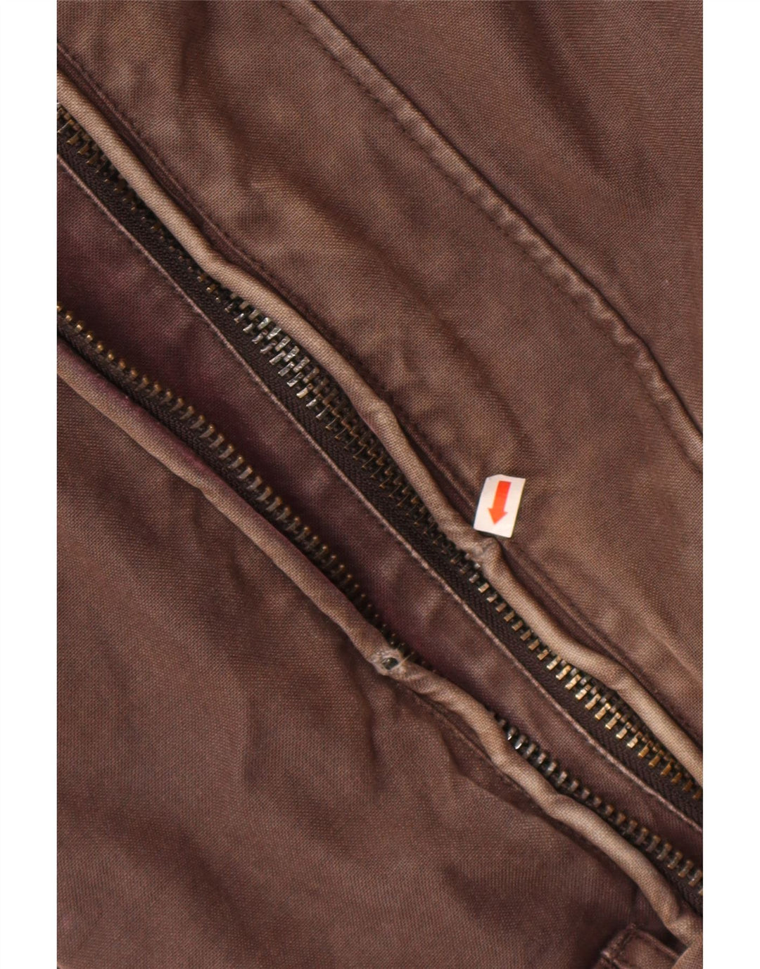 Superdry Mens Utility Jacket UK 40 Large Brown Cotton