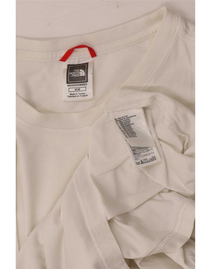 The North Face Mens T-Shirt Top Medium White Cotton